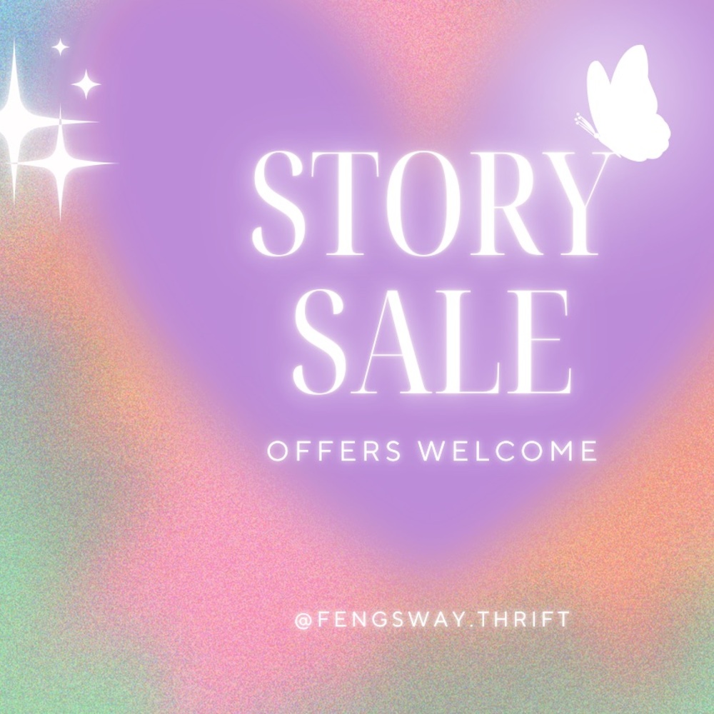 Head over to @fengsway.thrift on Instagram and check out the story sale!